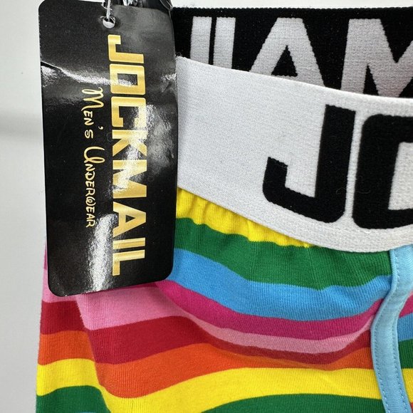 JOCKMAIL Rainbow Mens LARGE Base Layer Pants Cotton Long Johns Legging New Tags - Picture 6 of 12